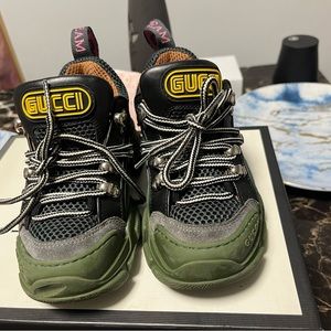 Toddler Gucci flash trek sneakers